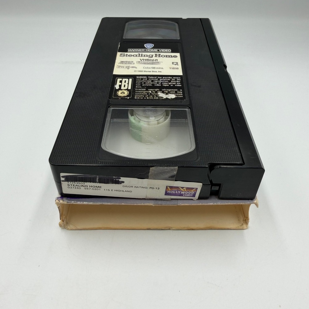Stealing Home VHS 1988 Mark Harmon Jodie Foster Warner Hollywood Video Rental - Picture 4 of 6